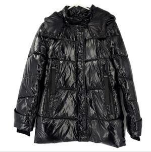 Kensie puffer coat with detachable hood size medium !